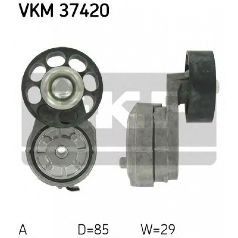 VKM 37420 SKF Натягувач поліклинового ременя